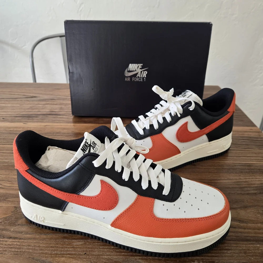 Nike Air Force 1 Low '07 LV8 Black Vintage Coral Phantom - HQ4987-010 10 New - Picture 10 of 11